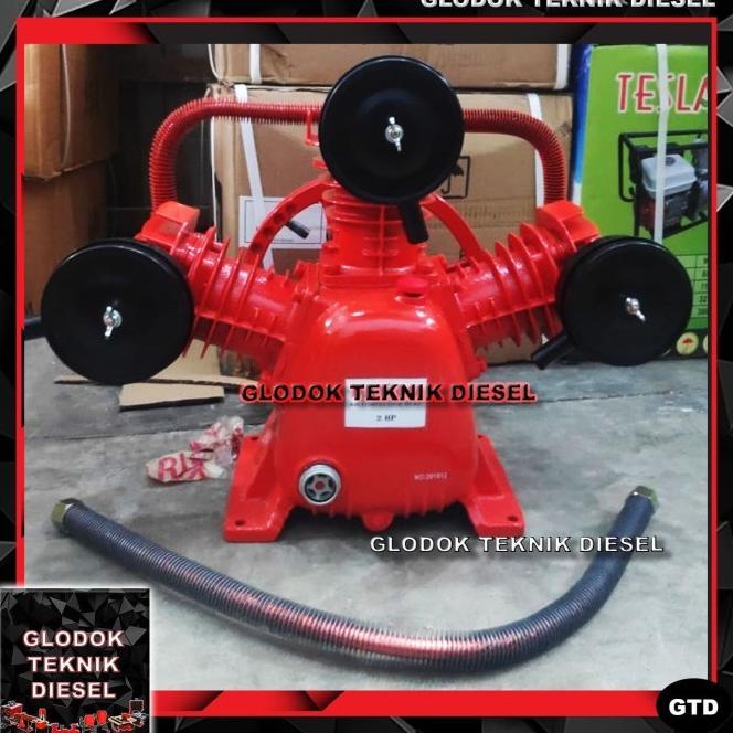 Kepala Kompresor 2 Hp / Bare Compressor Headpump Air Compressor 2 Hp