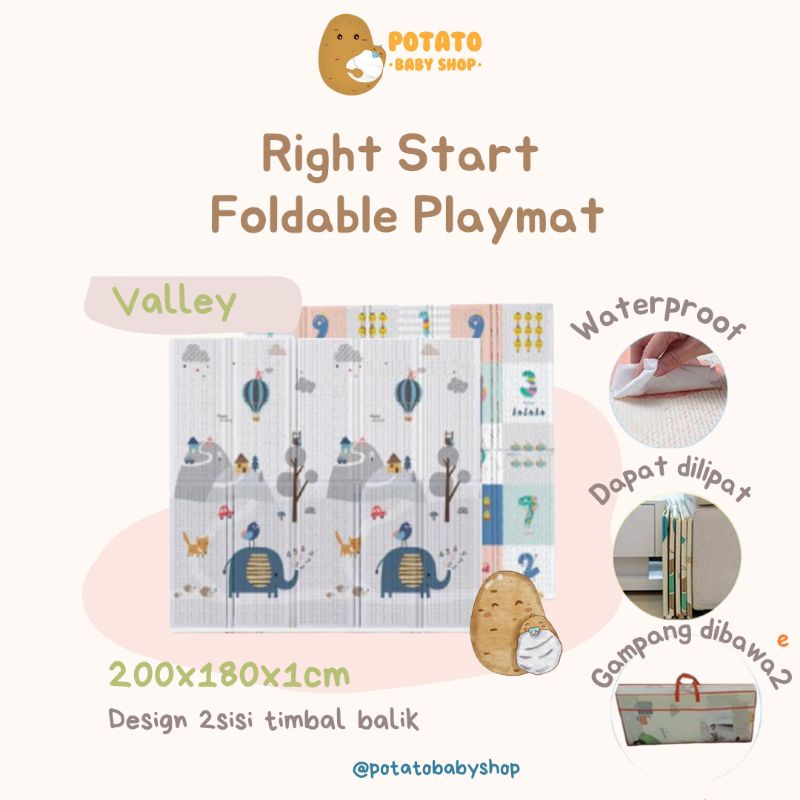 Right Start - Folding Mat / Playmat Karpet Lipat