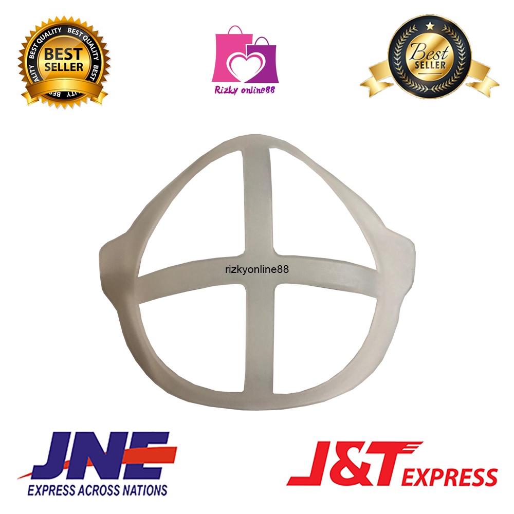 Rizkyonline88 penyangga masker / 3D mask bracket silikon sirkulasi udara