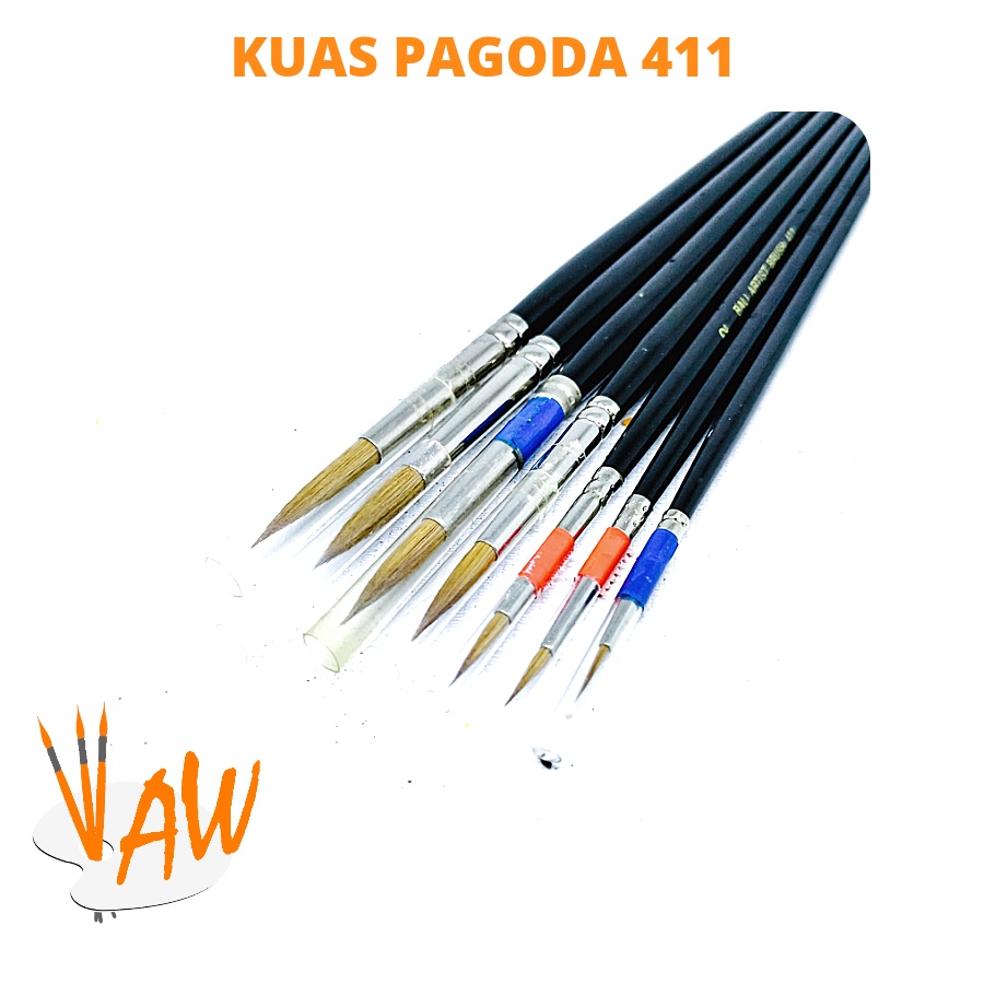 

Kuas Pagoda Type 411 (Natural Hair)