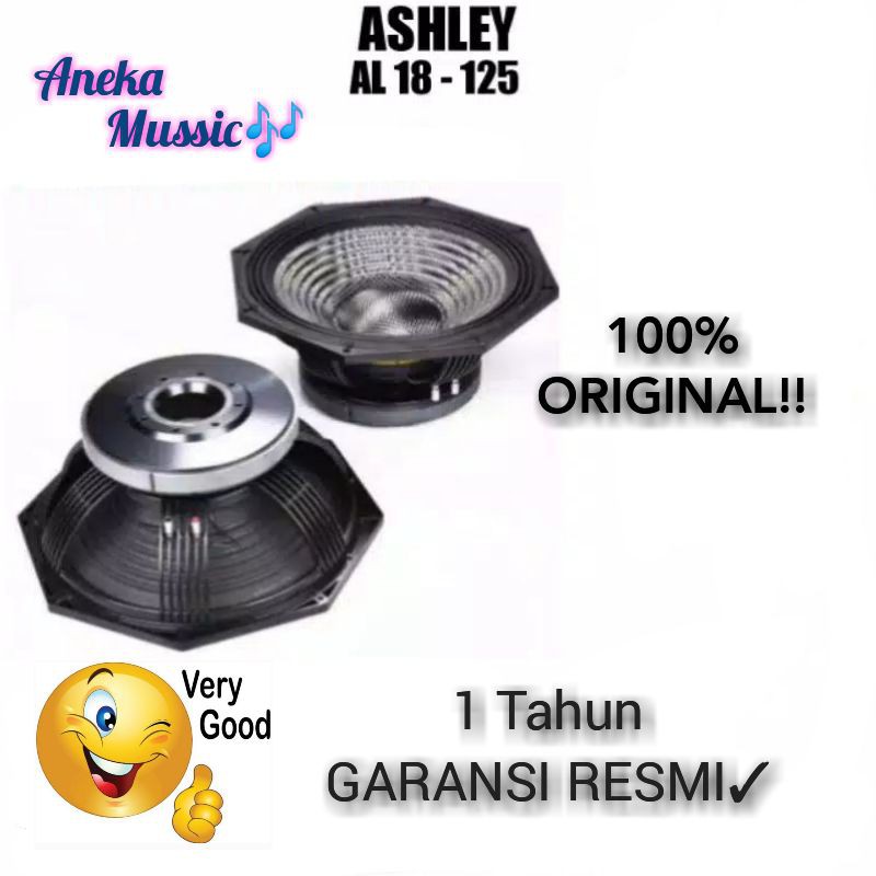 Speaker Component Ashley Carbon AL 18-125 ORI 18 Inch