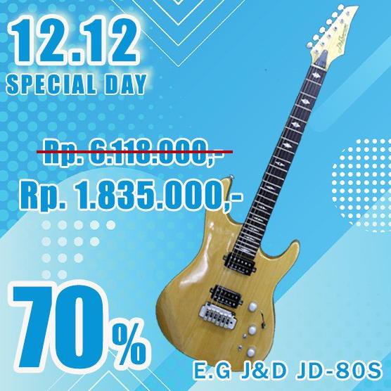 Diskon 1212 Elektrik Gitar J&D Jd80S