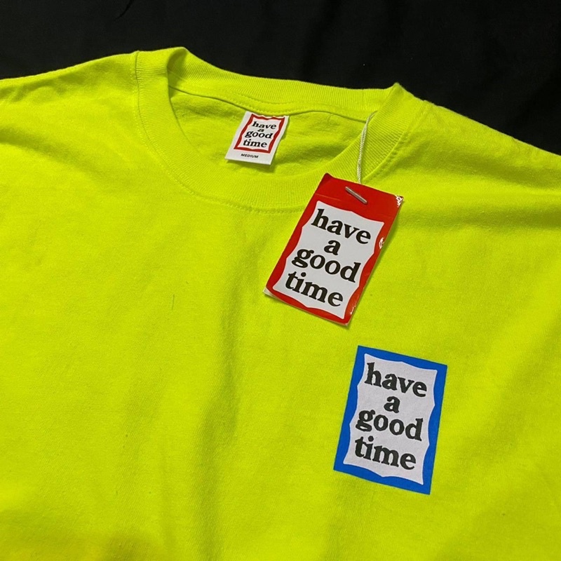 Long Sleeve have a good time mini blue frame