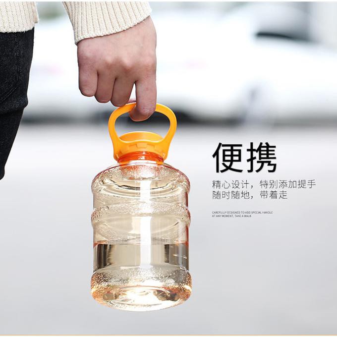 Botol Minum Bentuk Mini Botol Galon Kecil Unik Water MemoBottle 650ML - Merah Muda - goodjoibag