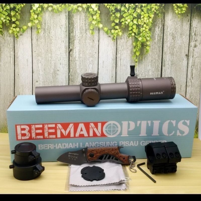 Telescope BEEMAN Optics 1-6x24 IR Wolf Brown