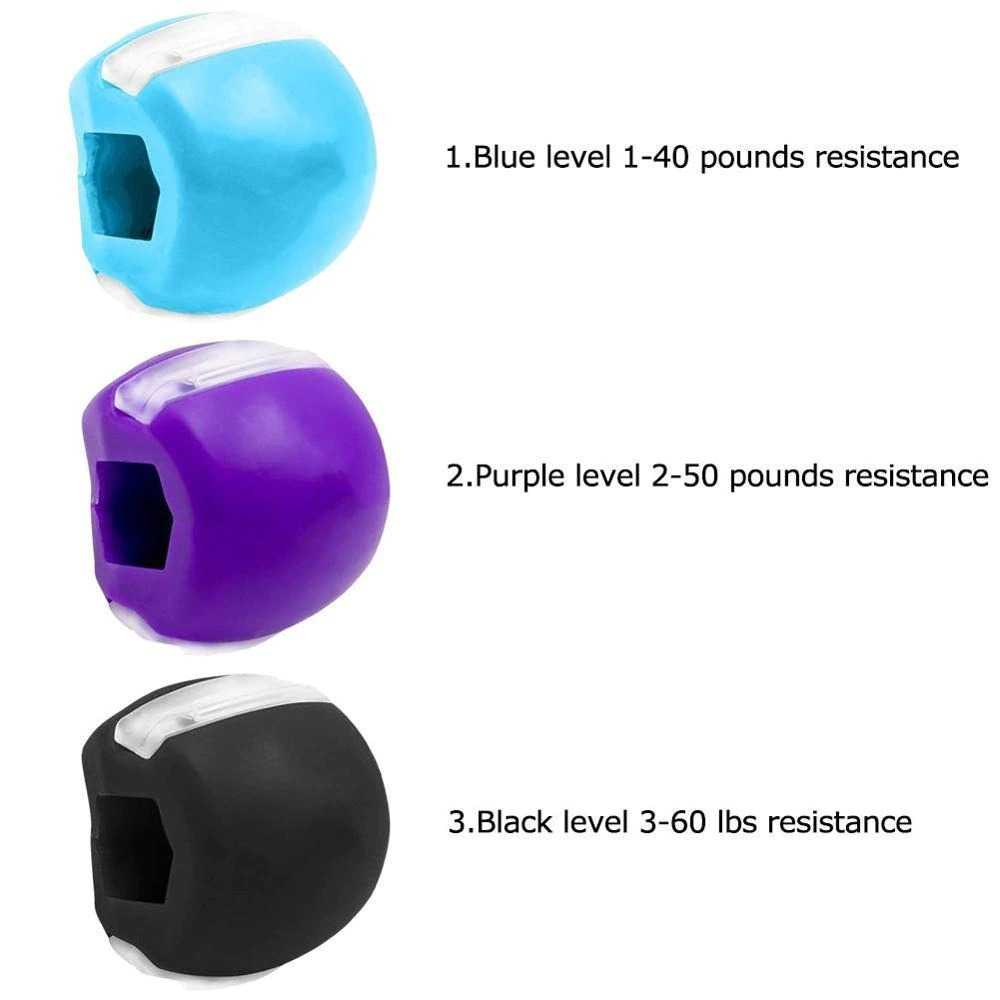 Alat latihan Rahang Jaw Exercise Silicone Training Ball MBQ-001-6