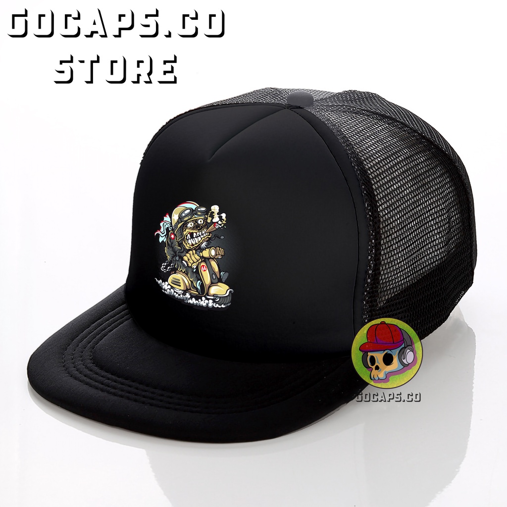 66 Scooter / Topi Jaring Distro / Topi Jaring / Topi Distro Premium / Topi Pria / Topi Baseball / Snapback / Topi Snapback / Topi Snapback Jaring / Topi Kece Unisex / Gocaps