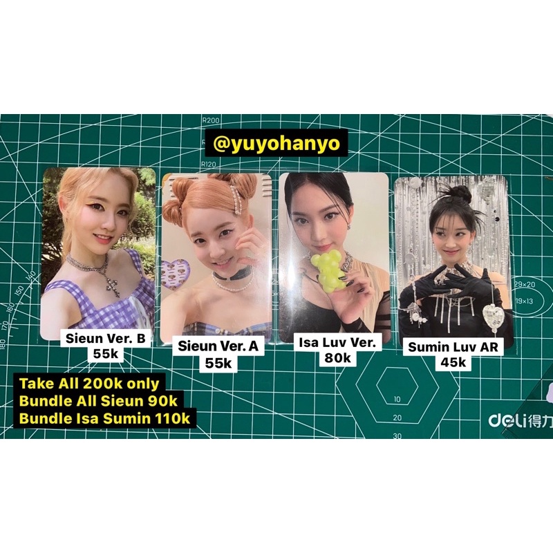 [READY] spc special pc photocard STAYC STEREOTYPE YOUNG LUV AR Isa Sumin Sieun