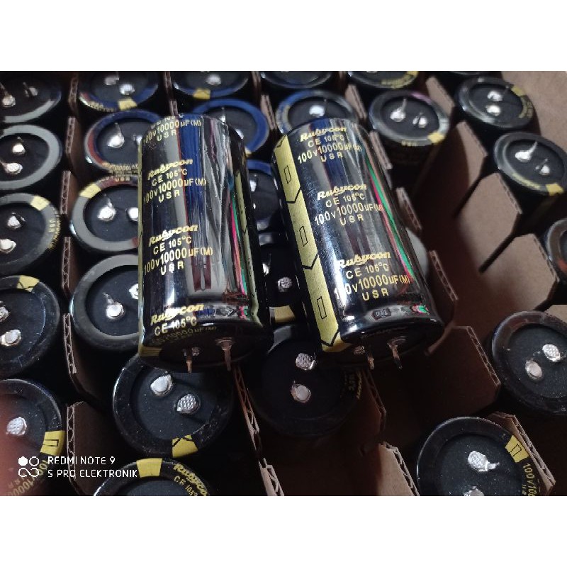 Elco  10000uf 100 volt Rubycon
