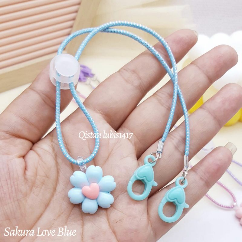 Strap Masker Sakura Love anak/talimasker murah