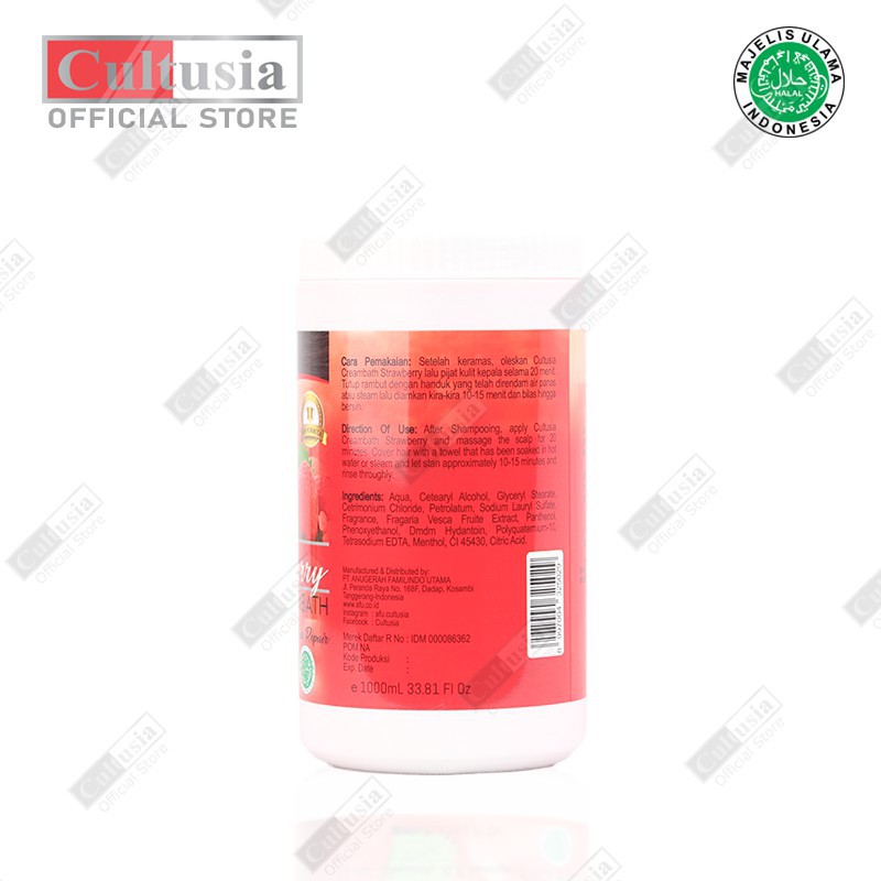 Cultusia Creambath Strawberry 1000ml