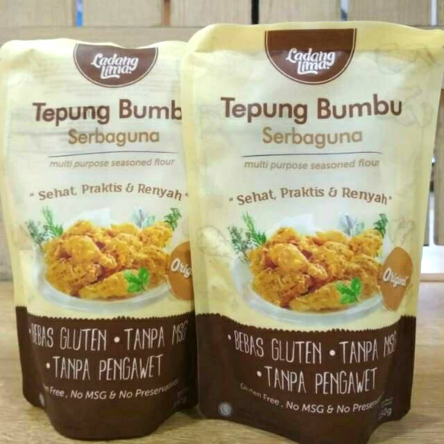 

Tepung Bumbu Gluten Free | Tepung Bakwan | Tepung Pisang Bebas Gluten Seasoned Flour 150gr