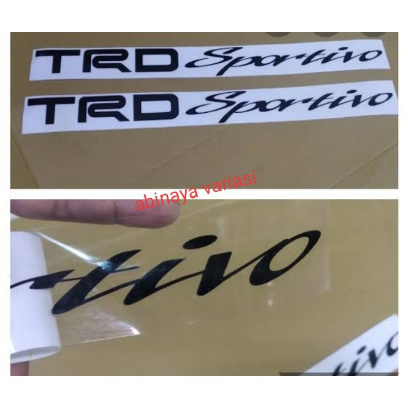 STIKER BODY TRD SPORTIVO MOBIL ALL NEW RUSH