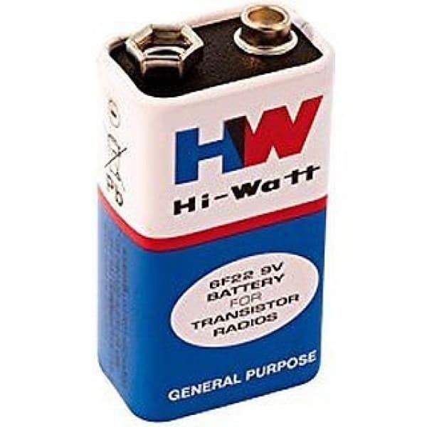 Baterai 9v / Battery 9 Volt / Baterai kotak Merk HW ( HI-Watt )