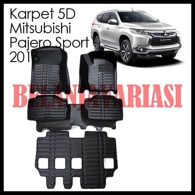 Karpet 5D Mitsubishi Pajero Sport 2016-