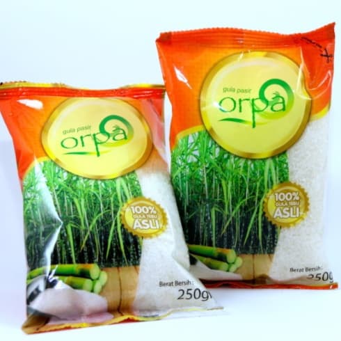 

gula pasir kemasan 250 gram merk orpa