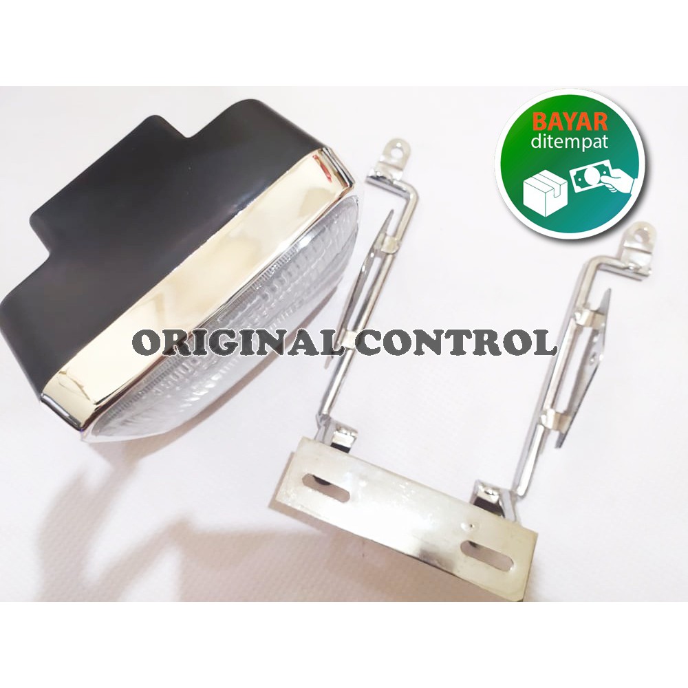 Reflektor lampu depan RX king + Breket pesek RX king