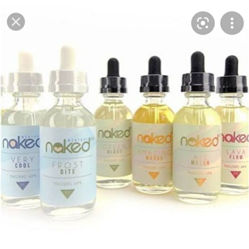 Botol beling Naked 60ml rasa buah