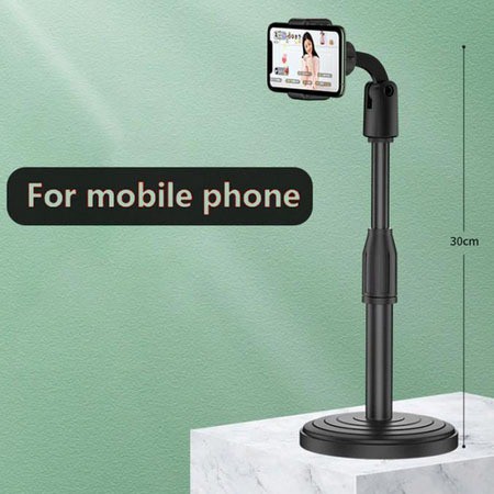 Stand Holder HP Handphone Penyangga Broadcasting Putar 360 Desktop HD-25