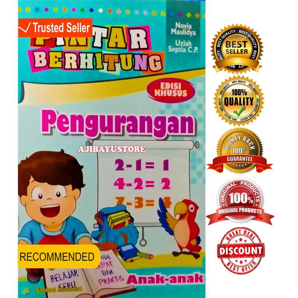 Jual Buku Anak Buku Paud Buku TK Buku SD Pintar Berhitung Mahir ...