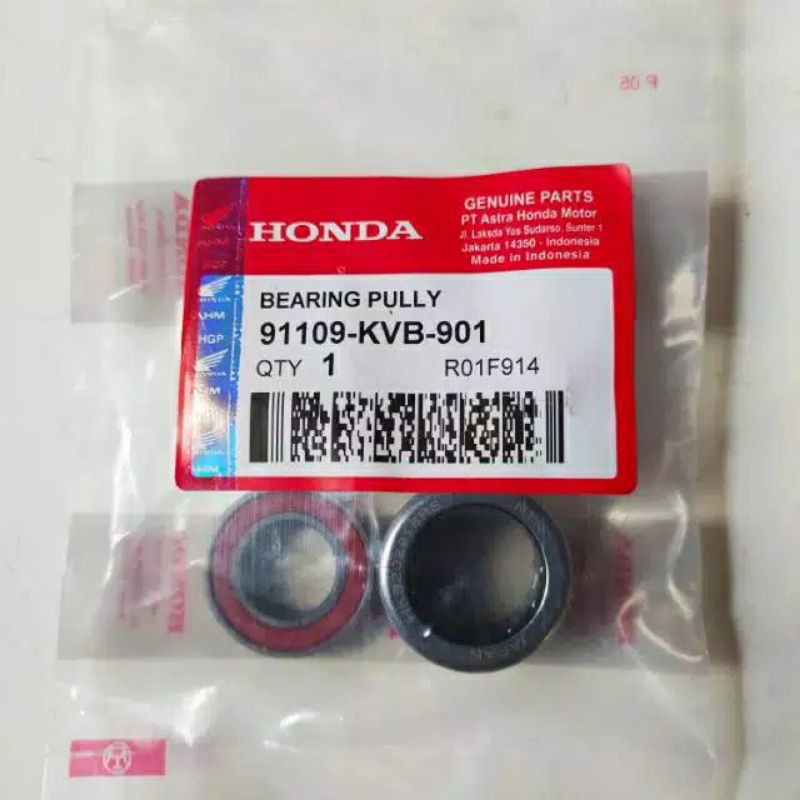 Bearing Pully (KVB)Honda Vario 110 karbu/Vario TECHNO 110karbu/Beat karbu/Asli original