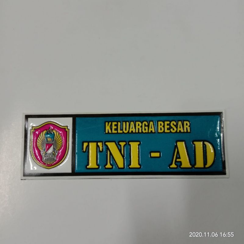 

Stiker Embos Panjang TNI AD | Aksesoris Kendaraan dan Craft Stationery