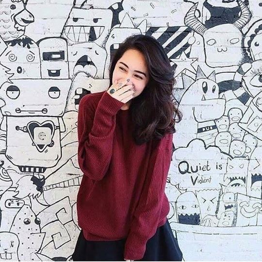 SWEATER RAJUT POLOS - Atasan Rajut - Sweater Kasual Murah