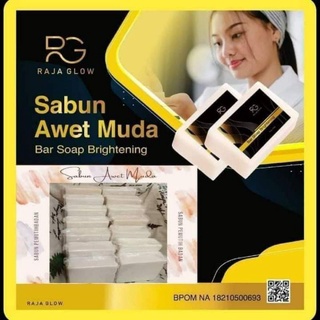 RAJAGLOW BAR SOAP BRIGHTENING - SABUN AWET MUDA BY AGUS SALIM BPOM 100g