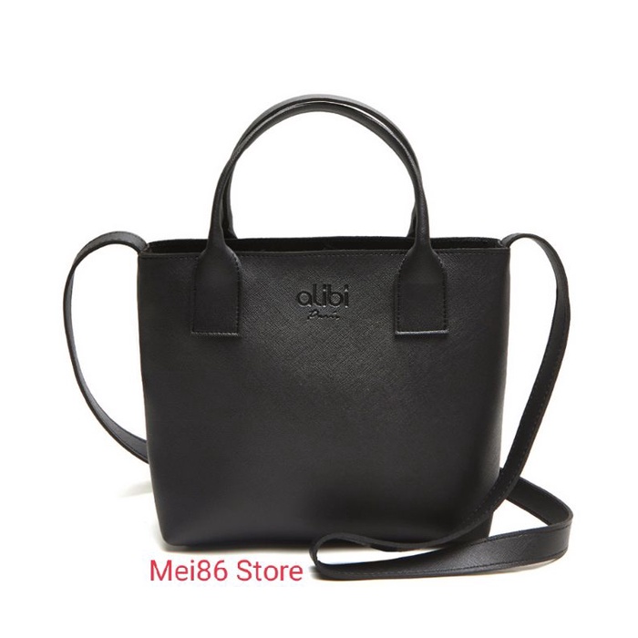 Alibi Paris Lathisa Black Tas Selempang Wanita