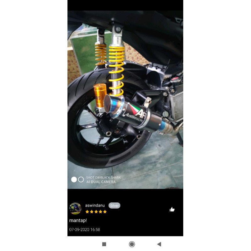 Knalpot Racing AUSTIN FULLSYSTEM NMAX AEROX XMAX LEXY MIO PCX VARIO BEAT SCOPY DLL-3