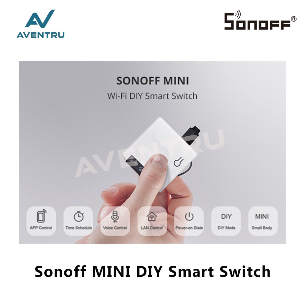 Sonoff MINI - Two way smart switch - control from switch and apps 10A