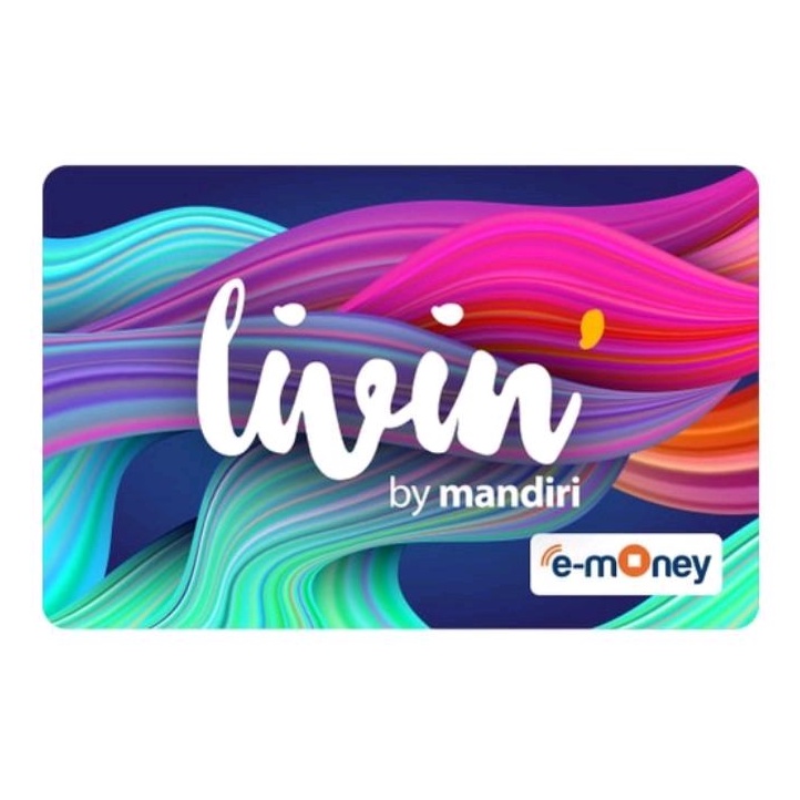 eMoney Mandiri LIVIN Green Purple edition