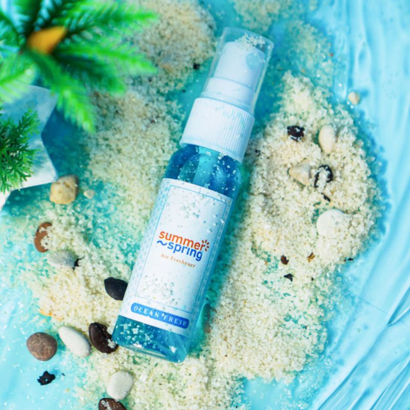 Pengharum Ruangan Spray Ocean Fresh by Summerpsring/Pengharum Mobil Spray Ocean Fresh