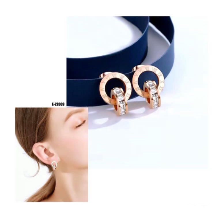 COD! anting titanium wanita anti karat / anting jepit titanium / anting tusuk titanium import