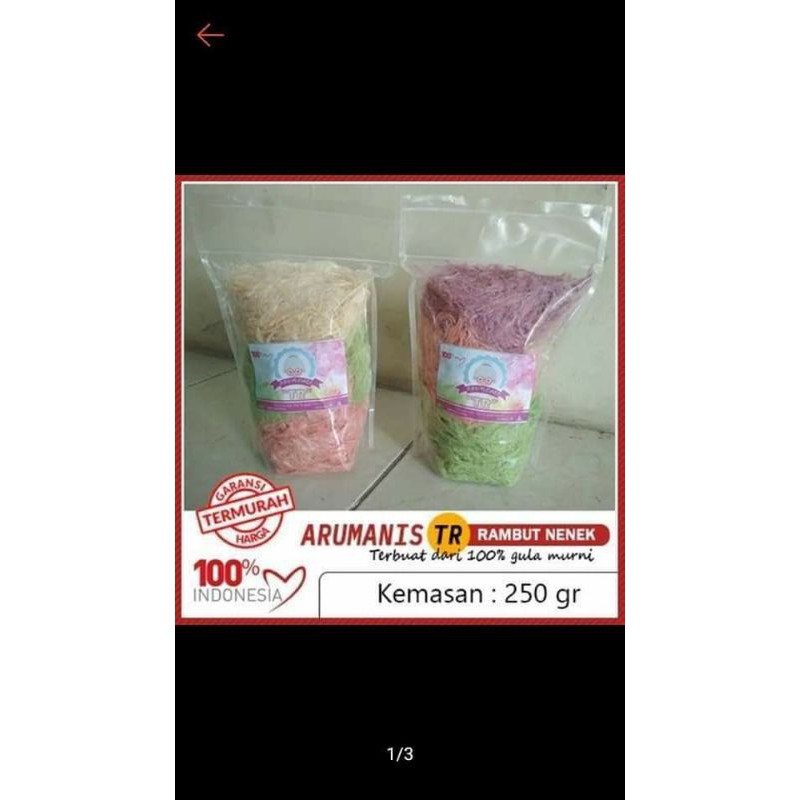 

Arumanis/rambut nenek/arbanat