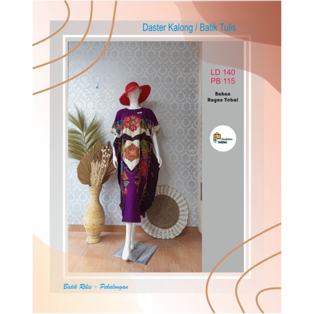 Daster Batik Tulis Kelelawar Jumbo
