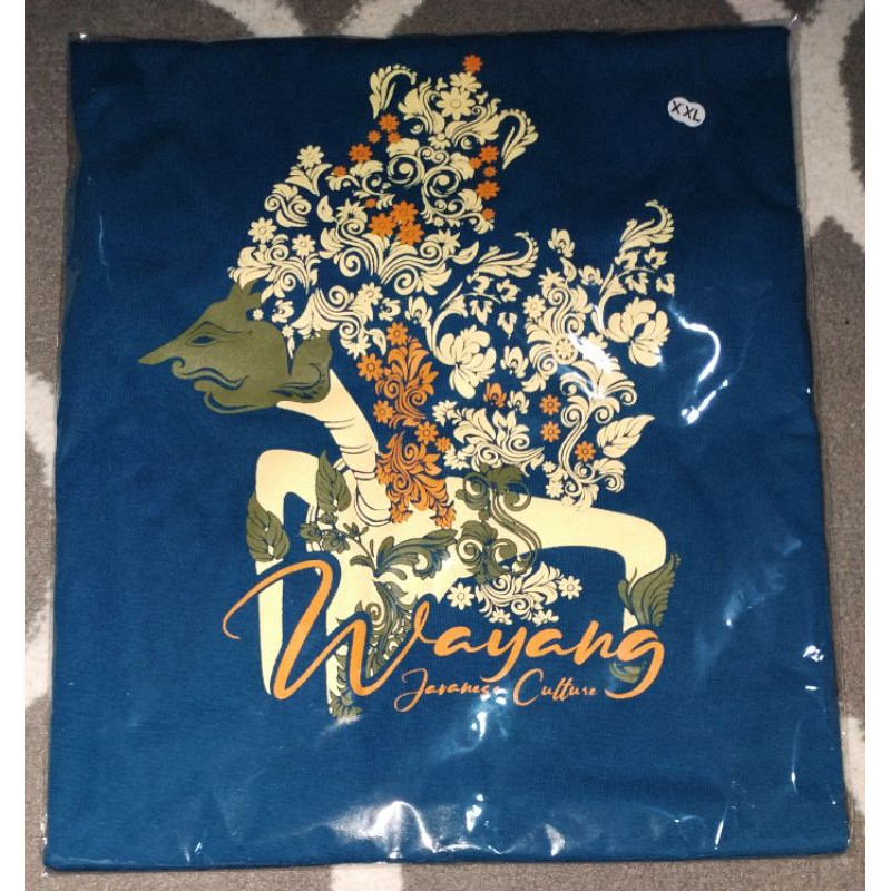 KAOS JOGJA KATUN JUMBO XXL ORIGINAL MOTIF WAYANG