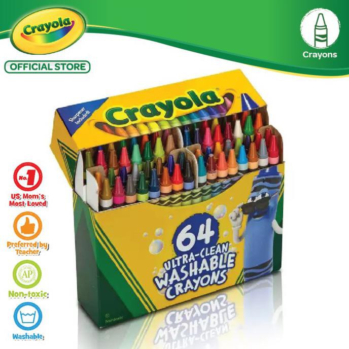 

CRAYOLA ULTRA CLEAN WASHABLE CRAYON - 64 COLOR