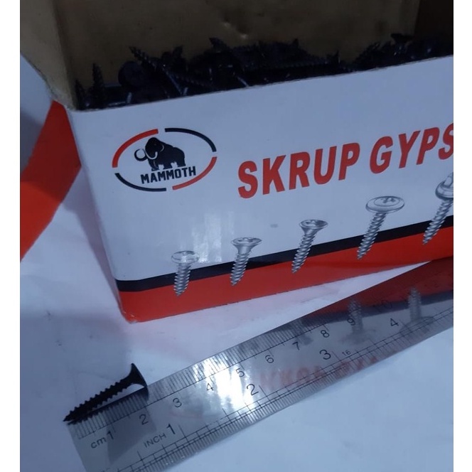 Skrup gypsum PERKOTAK  / Drywall screws Tersedia 2 Ukuran/ SKRUP GIPSUM