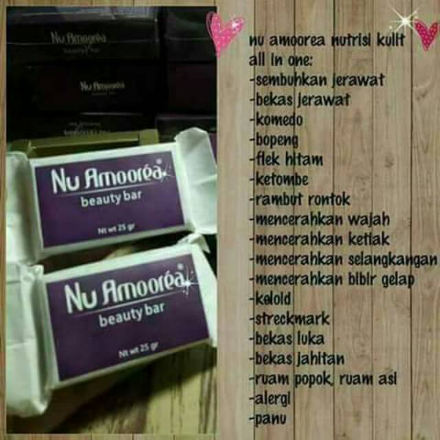 Promo Sabun Nu amoorea beauty bar (original)asli