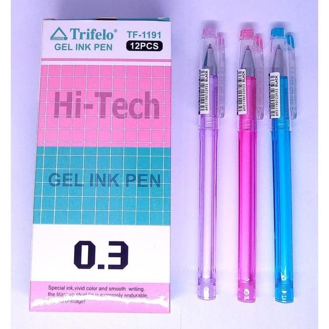 

favorit] Pulpen Gel Hi-Tech Trifelo TF-1191 0.3mm Pena Bolpen Pen TF 1191 Pilot