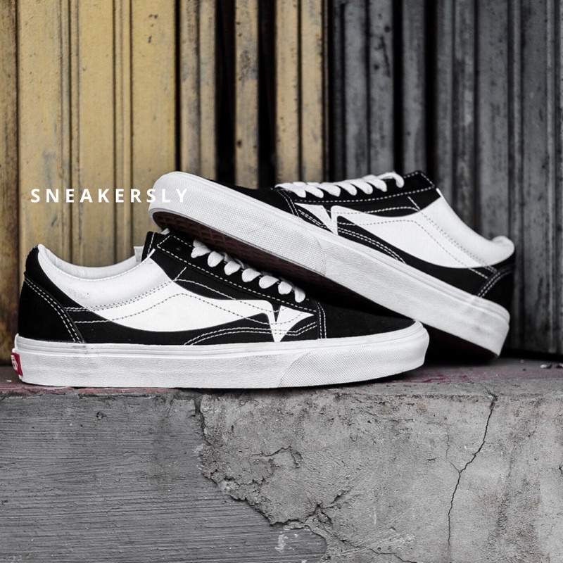 Vans Oldskool Wrap Black True White | Sepatu Vans Original 100%