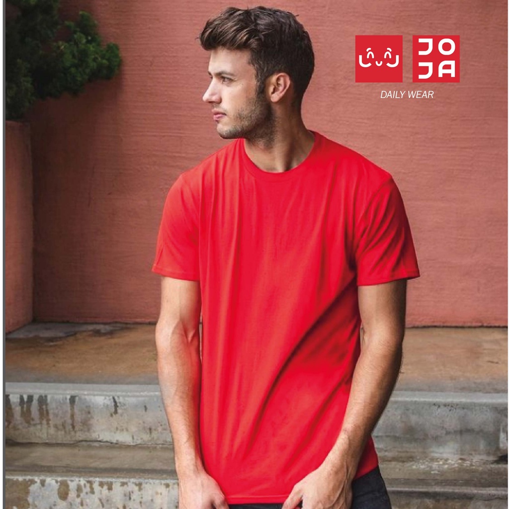 Kaos Polos Pria Import Cotton Combed 30s Lengan Pendek Round Neck Reguler Fit