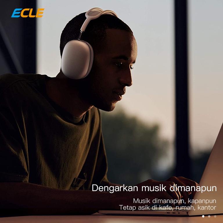 K4G1 ECLE Air Wireless Headphone Bluetooth Headset  Noise Reduction Pearl White 9TI