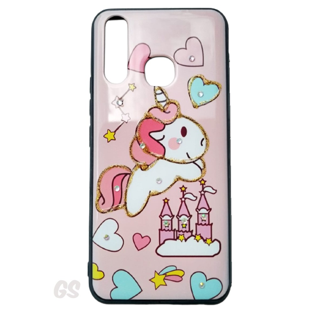 Case Fuze Glitter Vivo Y19 Casing Import Timbul Motif Cewek Karakter Bts Anime