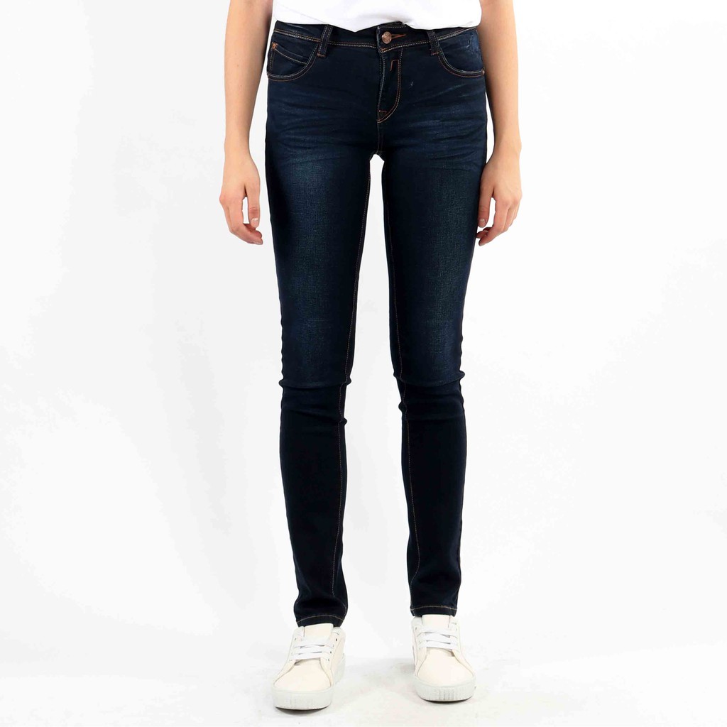  Celana  Jeans  Wanita Panjang Slim  Fit  High Waist City Jeans  