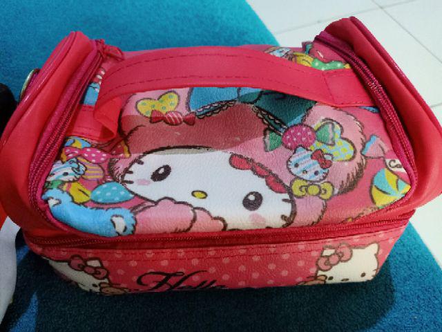 Tas Bekal Smiggle Medium Standard / Lunchbag 2 Susun Foil Tahan Panas Muat Lunch Box Yooyee Kecil