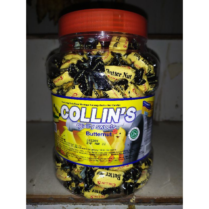 

permen kacang /collins ples/jar