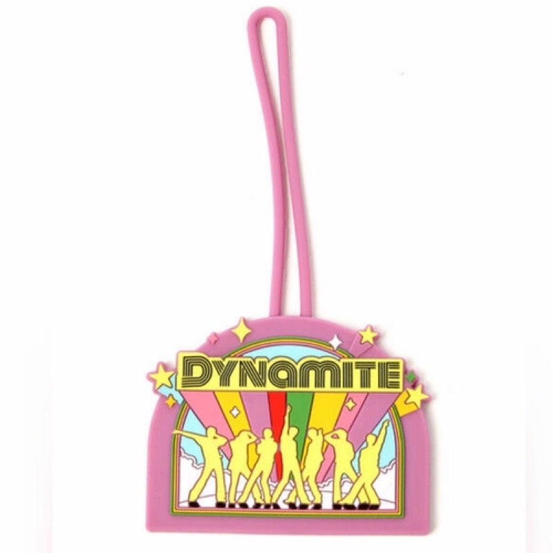 READY STOCK OFFICIAL SAMSONITE X BTS DYNAMITE NAMETAG SHR VIOLET