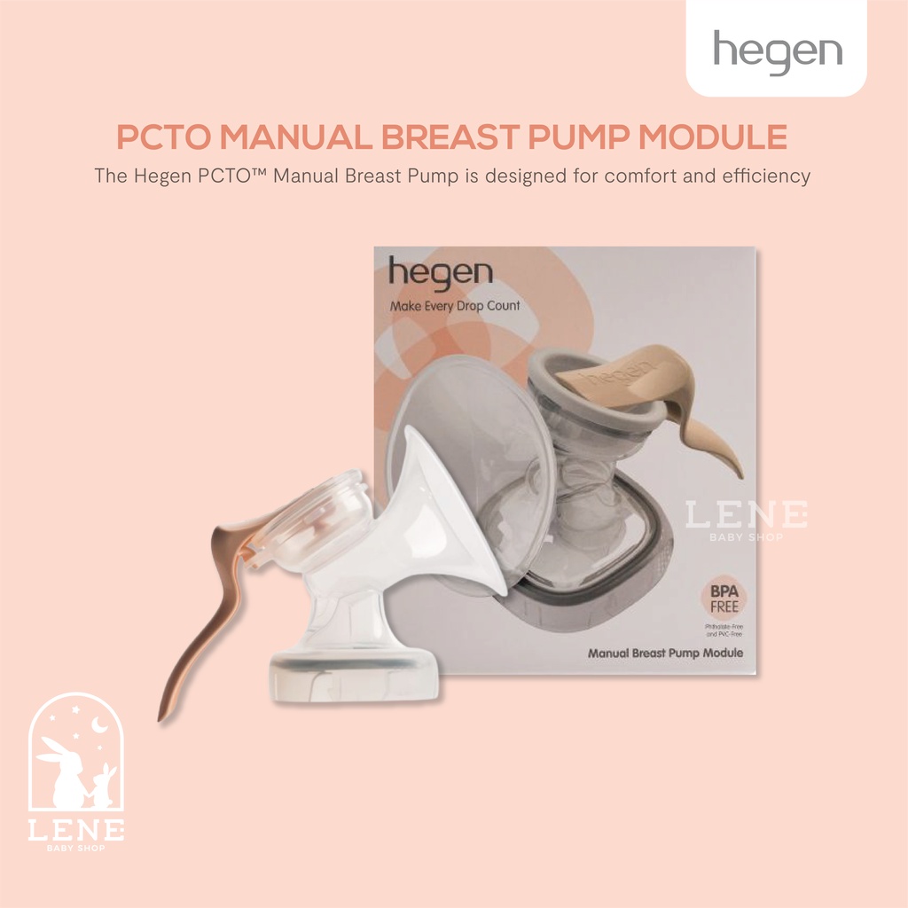 Hegen PCTO Manual Breast Pump Module - Alat Pompa ASI